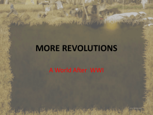 MORE REVOLUTIONS