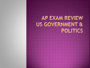 AP Exam Review US Government & Politics