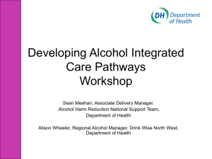 Alcohol Treatment Integrated Care Pathway Mapping Workshop