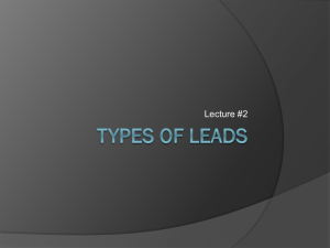 Types of Leads - Perry Local Schools