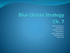Blue Ocean Strategy Ch. 7
