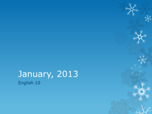 January, 2013 - Spokane Public Schools