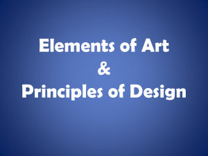Elements of Art & Principles of Design