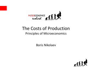 Total Cost - Principles of Microeconomics