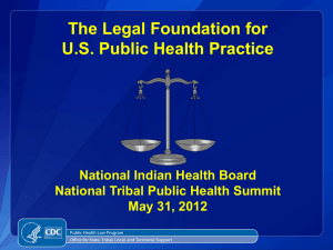 Legal Foundation for U.S. Public Health Practice: Ransom