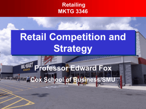 Types of Retailers and Retail Strategy