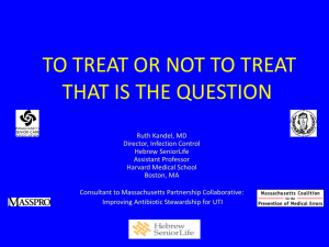 To Treat or Not To Treat - Massachusetts Coalition for the Prevention