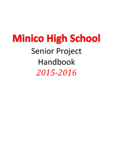 Senior Project - Minidoka County School District #331