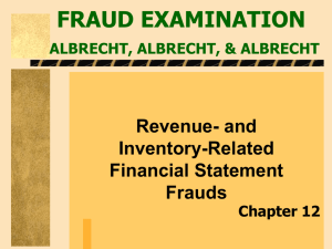 Introduction to Fraud Examination by