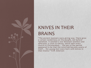 Knives in their Brains