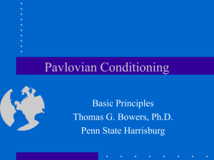 Pavlovian Conditioning