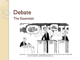 outline of a cx debate cx debate format