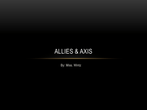 Allies & Axis