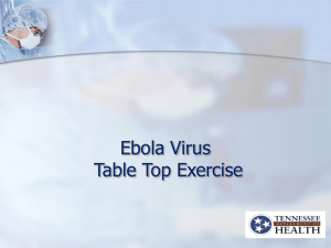Ebola Table Top Drill 9-24-2014