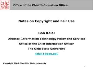 Copyright and Fair Use (Powerpoint)