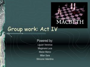 Group work: Act IV - marilenabeltramini.it