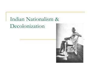 PowerPoint: Indian Nationalism