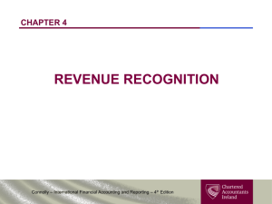 Revenue Recognition - Chartered Accountants Ireland