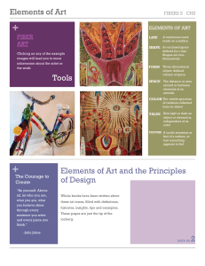 Elements of Art /Principles of Design