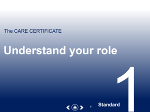 The Care Certificate Presentation
