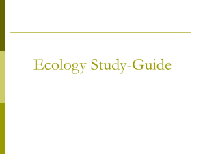 Ecology Study-Guide