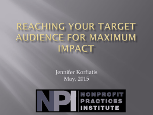 Reaching Your Target Audience for Maximum Impact