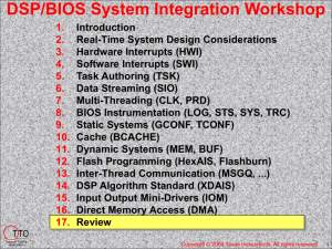 DSP/BIOS Workshop