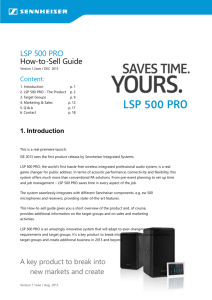 2. LSP 500 PRO – The Product