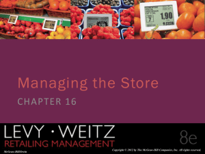 Managing the Store - Cal State LA