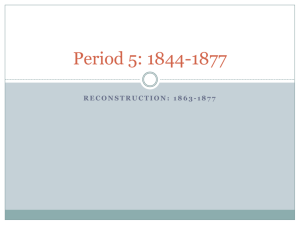 Period 5: 1844-1877 - Bensalem Township School District
