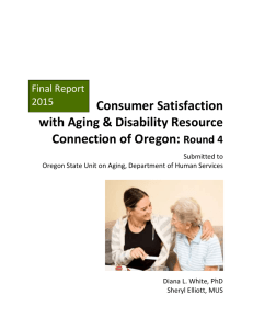Consumer Satisfaction - Portland State University