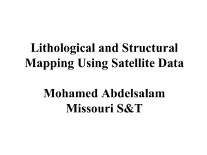 Lithological and Structural Mapping Using Satellite
