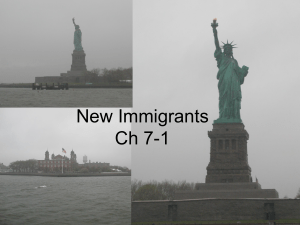 New Immigrants Ch 7-2