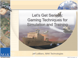 Let's Get Serious - Interactive Media & Game Development