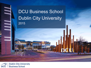 Conference presentation - Dublin City University