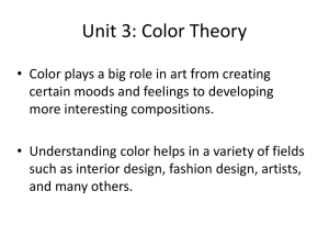 Unit 3: Color Theory