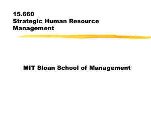 15.660 Strategic Human Resource Management