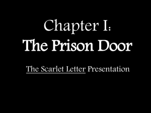 Chapter I: The Prison Door