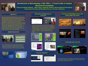 Introduction to Biotechnology (VBS 1001): A Visual Guide to Student