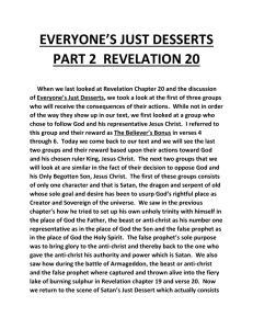 Sermon Text - Congregational Christian Church of Moncton