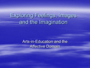 Exploring Feelings, Images and the Imagination PowerPoint