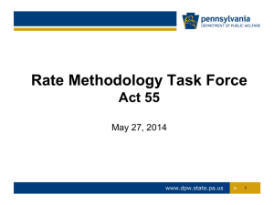 Act 55 RMTF PowerPoint Presentation, dated 5/27/2014