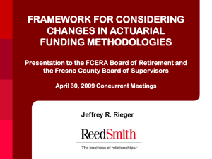 Presentation by the Board of Retirement's fiduciary counsel, Reed