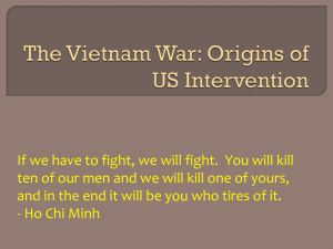 The Vietnam War US Intervention Origins
