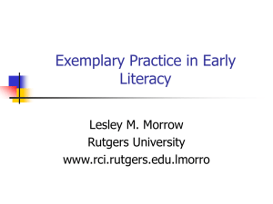 Exemplary Practice in Literacy - Program for Disability Research