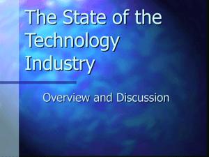 The State of the Technology Industry