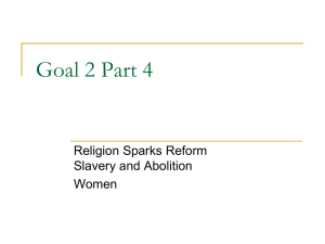 Chapter 8:1- Religious Sparks Reform