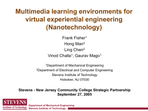 Multimedia Learning Environments for Virtual Experiential