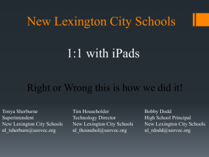 iPad Information Session PowerPoint