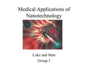 Medical Applications of Nanotechnology